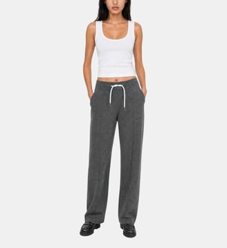 Pantalon droit en laine et cachemire The Kooples