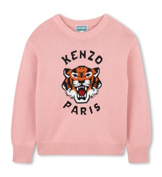 Pull en tricot - Kenzo Kids - Atomic pink