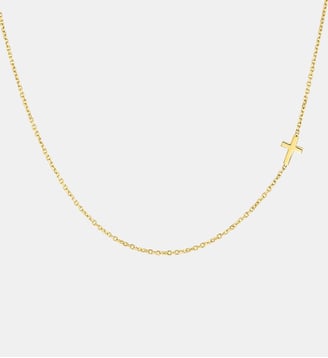 Chaîne en or jaune 9K avec croix Aristocrazy