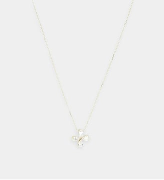 Collier Estial  en Acier doré - Zag Bijoux - Blanc