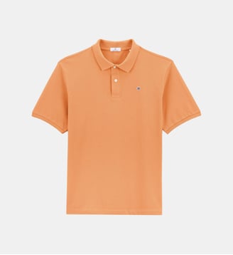 Polo droits Lucas en coton piqué - Serge Blanco - Orange