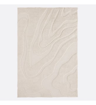 Tapis 100% coton - La Redoute Interieurs - Écru