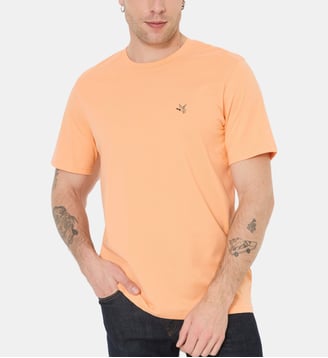 T-Shirt motif devant; brodé T-TOGS - Chevignon - Melon