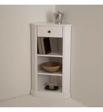 Encoignure, laqué blanc - La Redoute Interieurs - Blanc