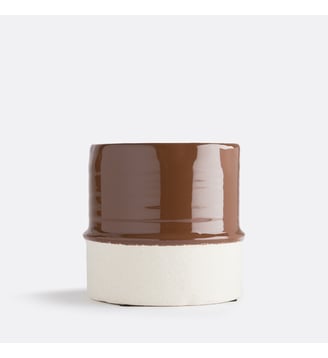 Cache-pot en céramique émaillée Ø15 cm La Redoute Interieurs