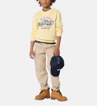 Sweat en molleton - Timberland - Jaune pâle