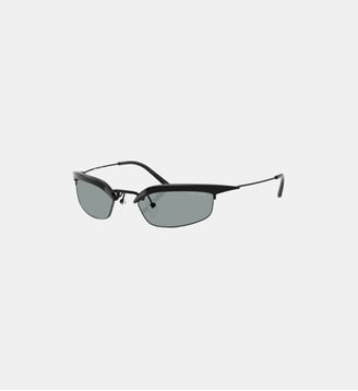 Lunettes de soleil Rectangulaire PR B50S - Prada - Noir