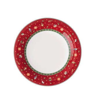 Assiette plate rouge - Villeroy & Boch - Rouge