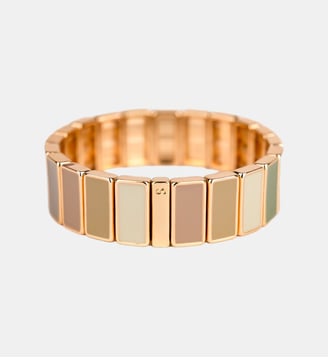 Bracelet facettes verticales rectangulaires serties - Simone à Bordeaux - Nude
