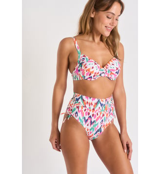 Haut de maillot balconnet Saskia - MAKASSAR - Livia - Écru