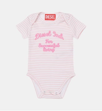 Body pour bébé avec logo - Diesel Kids - Rose clair