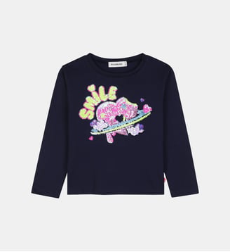 Tee-shirt manches longues - Billieblush - Indigo