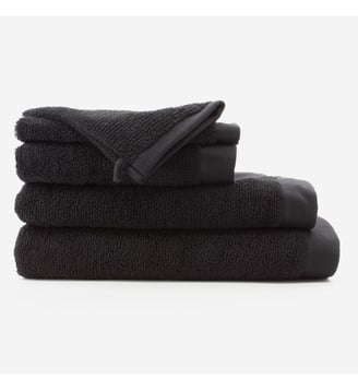 Serviette de bain noir - ORGANIC - Bath Bazaar - Noir