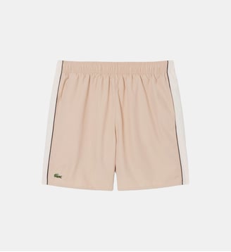 Short de bain mi-long color-block - Lacoste - Beige