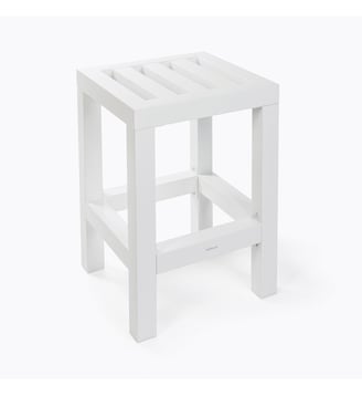 Tabouret en inox - PLAZZA - Bath Bazaar - Noir
