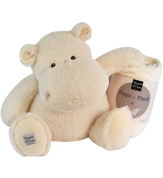 Peluche L'Hippo - Histoire D'Ours - Écru
