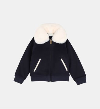 Blouson avec col - Billieblush - Indigo