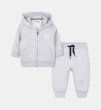 Ensemble cardigan et pantalon - BOSS Kidswear - Gris chine