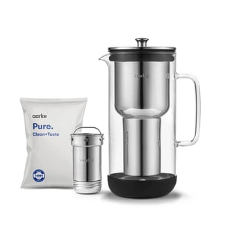 Carafe filtrante Purifier 1L 18 - AARKE - Gris