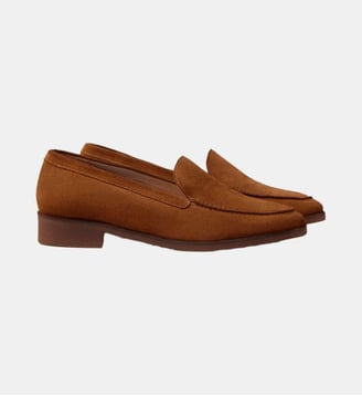 Mocassins en suède Numéro 154 - Rivecour - Cognac