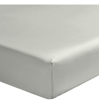 Drap housse uni en satin de coton bio, bonnet de 30cm, TEOPHILE Alexandre Turpault
