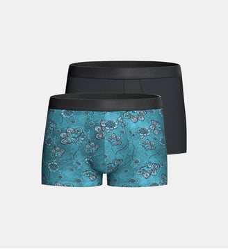 Pack 2 Boxers d'homme en Lyocell - Impetus - Bleu marine