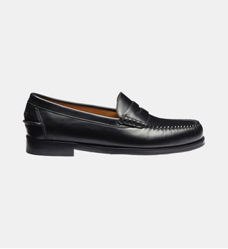 Mocassin cambridge - cuir lisse - Fairmount - Noir