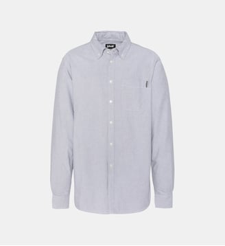 Chemise à manches longues - Schott - Gris