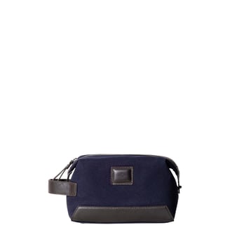 Trousse De Toilette Wells En Toile - Hackett London - Navy