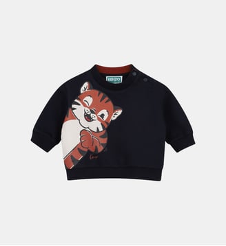 Sweat à manches longues - Kenzo Kids - Bleu mistral