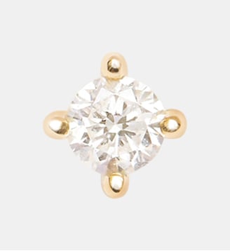 Union piercing solitaire en or rose - Djula - Or jaune