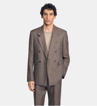 Veste de costume en laine Sandro