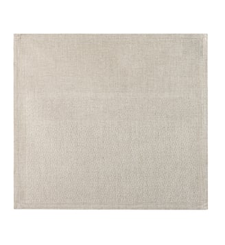 Serviette de table Slow Life re-use Coton, Polyester rec - Le Jacquard Francais - Bois