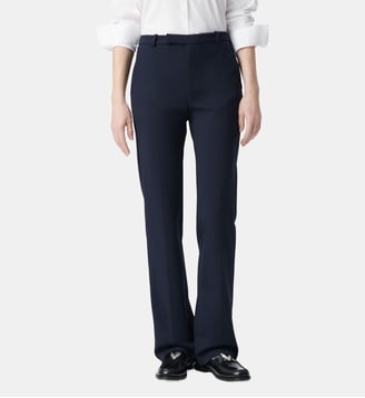 Pantalon de costume ajusté maille Milano BUSINESS COLLECTION - Ikks - Bleu marine