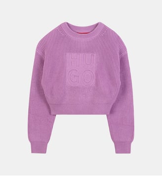 Pull tricoté - Hugo Kids - Violine