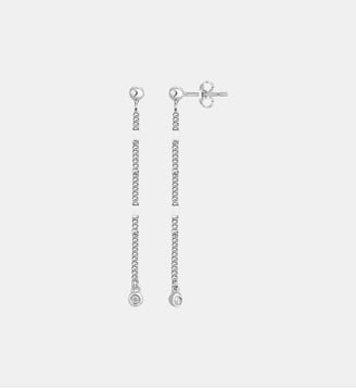 Boucles d'oreilles États d'Âme en Argent - La Garçonne Diamant - Argent