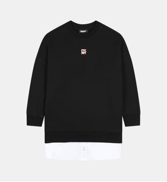 Robe à manches longues - DKNY - Noir