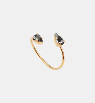 Bague croisée plaqué or - vendome Caroline Najman