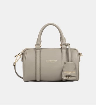 Petit sac polochon Milano Ana en cuir - Lancaster - Mastic
