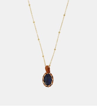 Colliers plaqué or CHAKRA - Nilaï - Bleu
