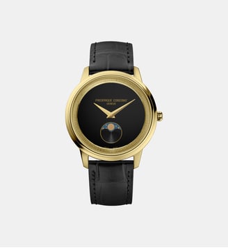 Montre Classics Noir FC-206B3S5 - Frédérique Constant - Doré