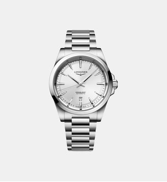 Montre automatique Conquest Argenté L38304726 - Longines - Argenté