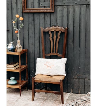 Chaise de nourrice Claude N°629- Produit chiné - Debongout - Bois foncé