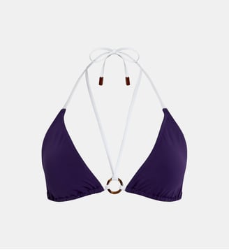 Haut de maillot de bain triangle uni - Vilebrequin - Violette