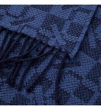 Plaid en laine - Kenzo Home - Marine