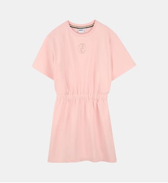 Robe taille cintrée - BOSS Kidswear - Rose pétale