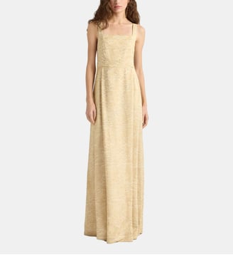 Robe sonora en jacquard de viscose - Momonì - Beige