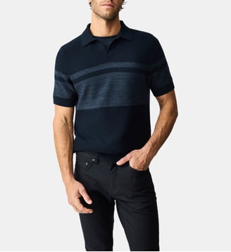 Maille Mount Albert - Rodd & Gunn - Indigo