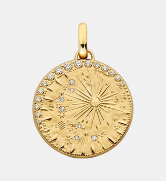 Médaille Pluie d'Etoiles Or Jaune Pavée Arthus Bertrand