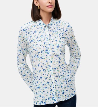 Chemise cjessica3 - Motif ethnique - Coupe droite - Caroll - Ivoire